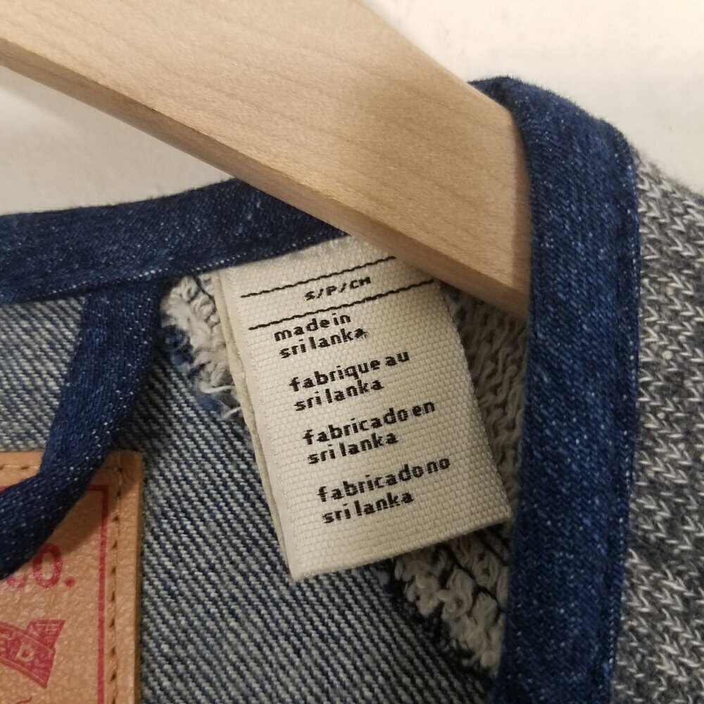 Levi's Jean Jacket Blue and Gray Size S - Picture 4 of 6